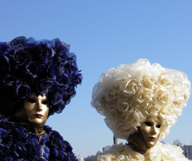 Carnival costumes and masks Stock Photo 06