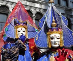 Carnival costumes and masks Stock Photo 08