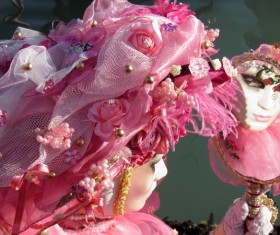 Carnival costumes and masks Stock Photo 09