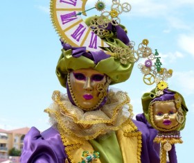 Carnival costumes and masks Stock Photo 26