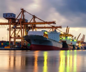 Carriage of goods by sea Stock Photo