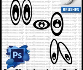 Cartoon Eye Photoshop Brushes