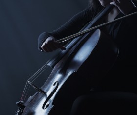 Cellist Stock Photo