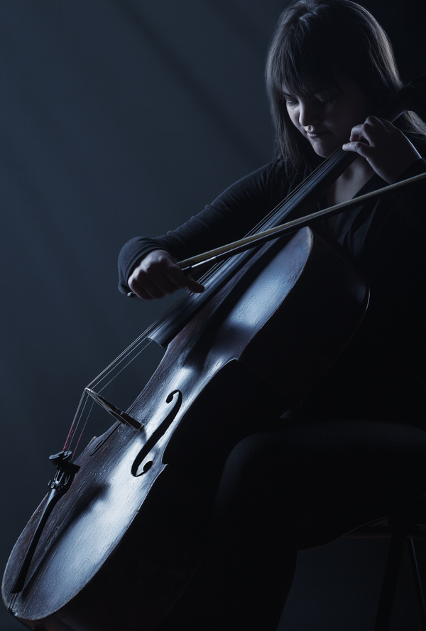 Cellist Stock Photo