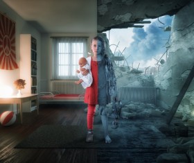 Children creative photo Stock Photo 02