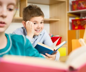 Childrens learning Stock Photo