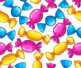 Colored candy seamless pattern vector 01