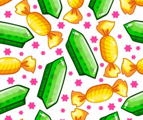Colored candy seamless pattern vector 02
