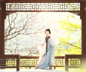 Costume beauty dancing HD picture