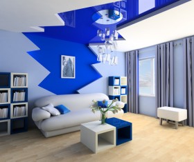 Creative childrens room decoration Stock Photo 10