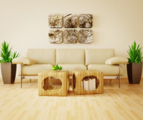 Creative home decoration Stock Photo