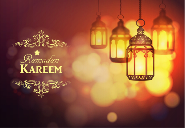 Creative ramadan jareem dark color background vector 12