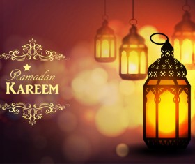 Creative ramadan jareem dark color background vector 13