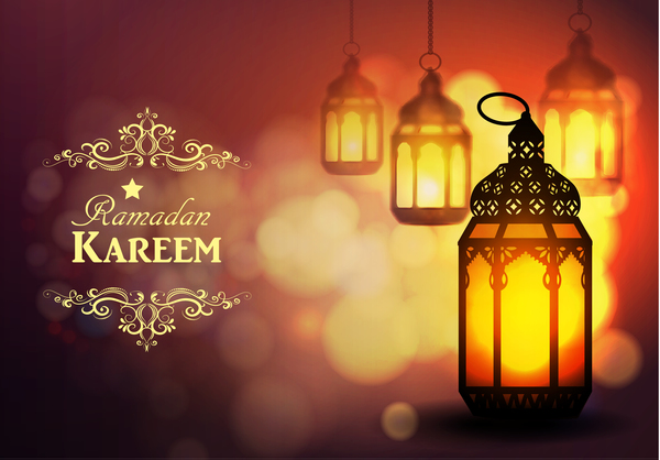 Creative ramadan jareem dark color background vector 13
