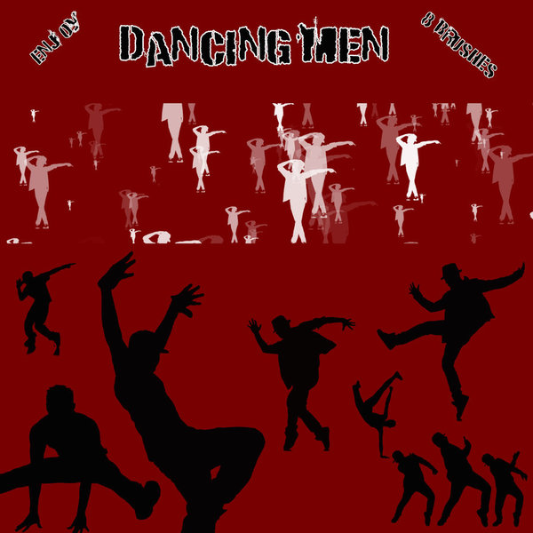 Dancing Men Photoshop Brushes