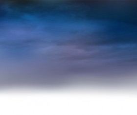 Dark sky with clouds vector background