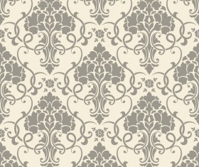 Decorative damask seamless pattern vector material 09