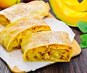 Delicious fruit sandwich dessert Stock Photo 02