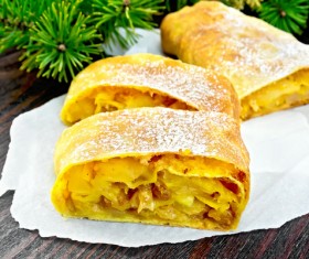 Delicious fruit sandwich dessert Stock Photo 04