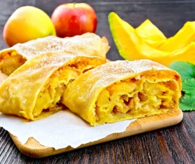 Delicious fruit sandwich dessert Stock Photo 05