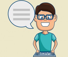 Digital marketing flat business template vector 10