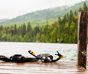 Diving utensils Stock Photo 01