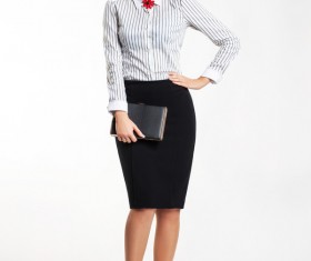 Elegant short hair female Stock Photo