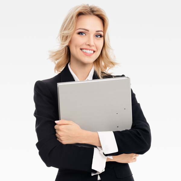 Young business woman Stock Photo