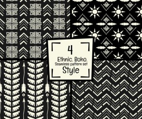 Ethnic boho seamless pattern vector 01