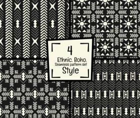 Ethnic boho seamless pattern vector 02
