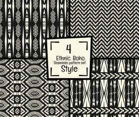 Ethnic boho seamless pattern vector 03