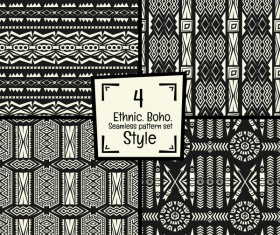 Ethnic boho seamless pattern vector 04