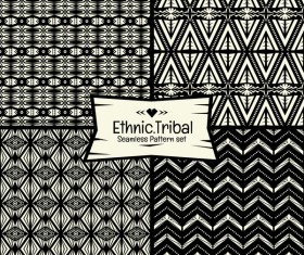 Ethnic tribal seamless pattern vector material 01