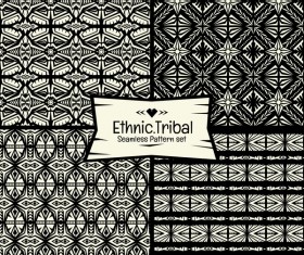 Ethnic tribal seamless pattern vector material 02