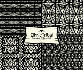 Ethnic tribal seamless pattern vector material 06
