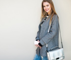 Fashion girl smiling HD picture