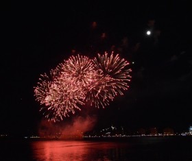 Festive night beautiful fireworks HD picture 06