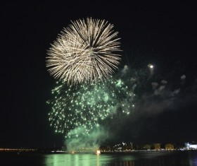 Festive night beautiful fireworks HD picture 07