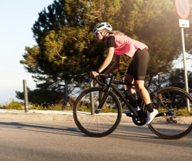 Fitness and active lifestyle cycling Stock Photo 05