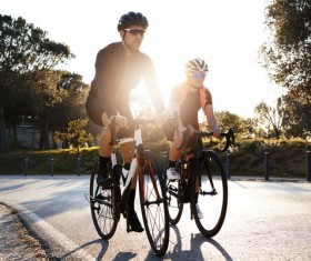 Fitness and active lifestyle cycling Stock Photo 07