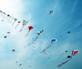 Flying the kite HD picture