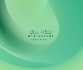 Fresh green blurred background vector