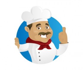 Chef and cooking vector material 01 free download