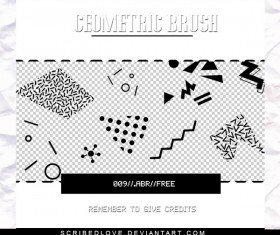 Geometric Free Photoshop Brushes