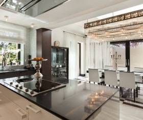 Gorgeous open restaurant Stock Photo