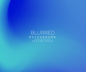 Gradient blue blurred background vector