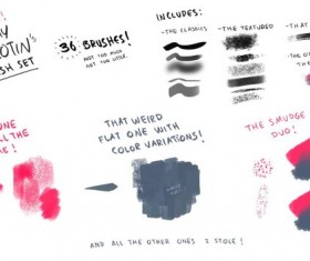 Graffiti Ink Photoshop Brushes