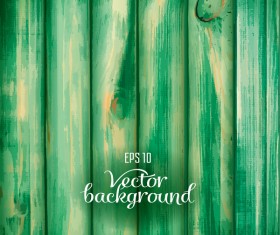 Green wooden texture background vector