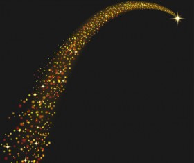 Holiday star light effect vector material 01