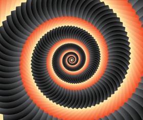 Infinity spiral abstract paper background vector 03
